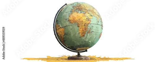 Futuristic cityscape with cyberpunk elements and technogravitational transportation. vector simple illustration