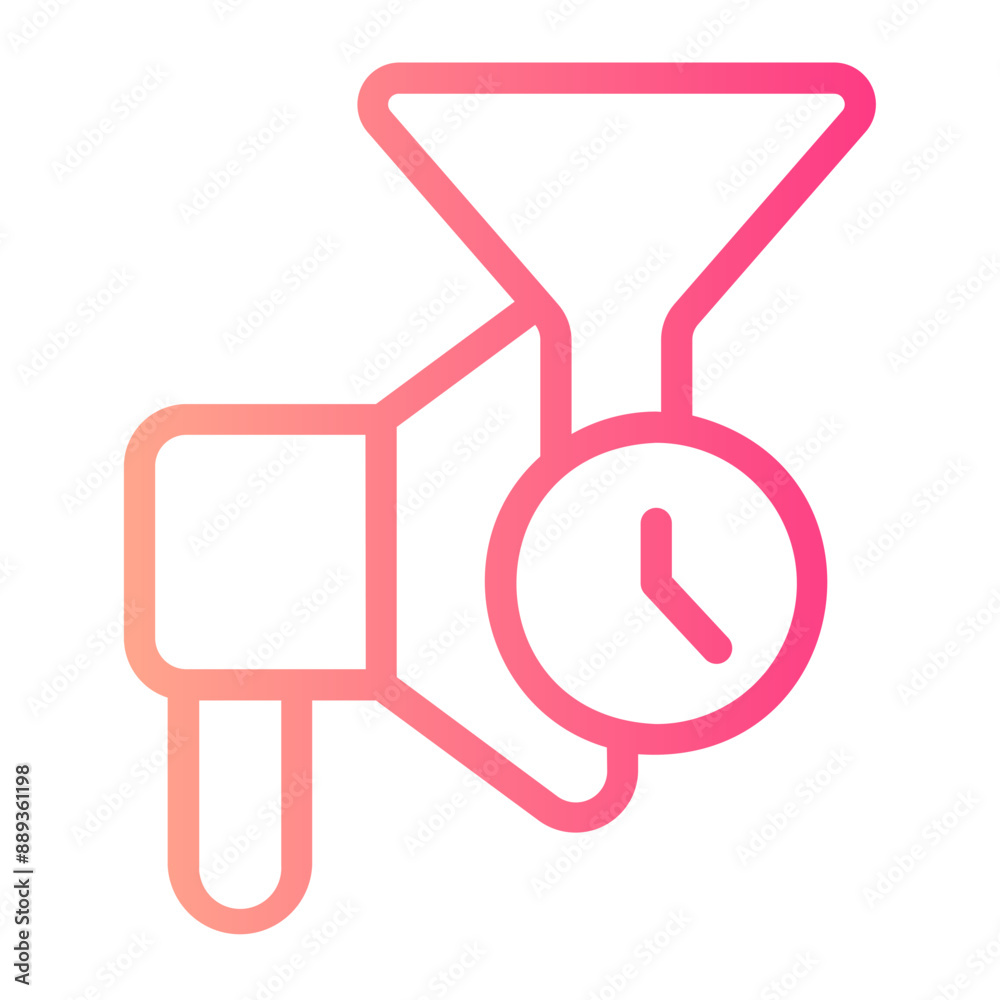 sales funnel gradient icon sales funnel gradient icon