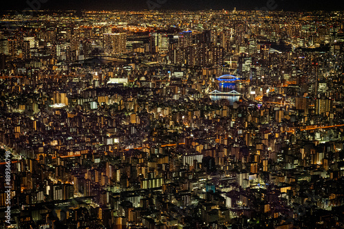 東京都会の夜景