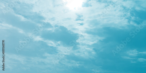 sunlight blue sky winter morning love deep clouds effect art paint cover page banner template use pattern lovely image surface splashed storm specific effect on the backdrops cumulus atmosphere.