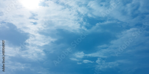 sunlight blue sky winter morning love deep clouds effect art paint cover page banner template use pattern lovely image surface splashed storm specific effect on the backdrops cumulus atmosphere.