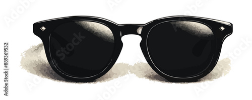Sunglasses | Minimalist and Simple Silhouette - Vector illustration