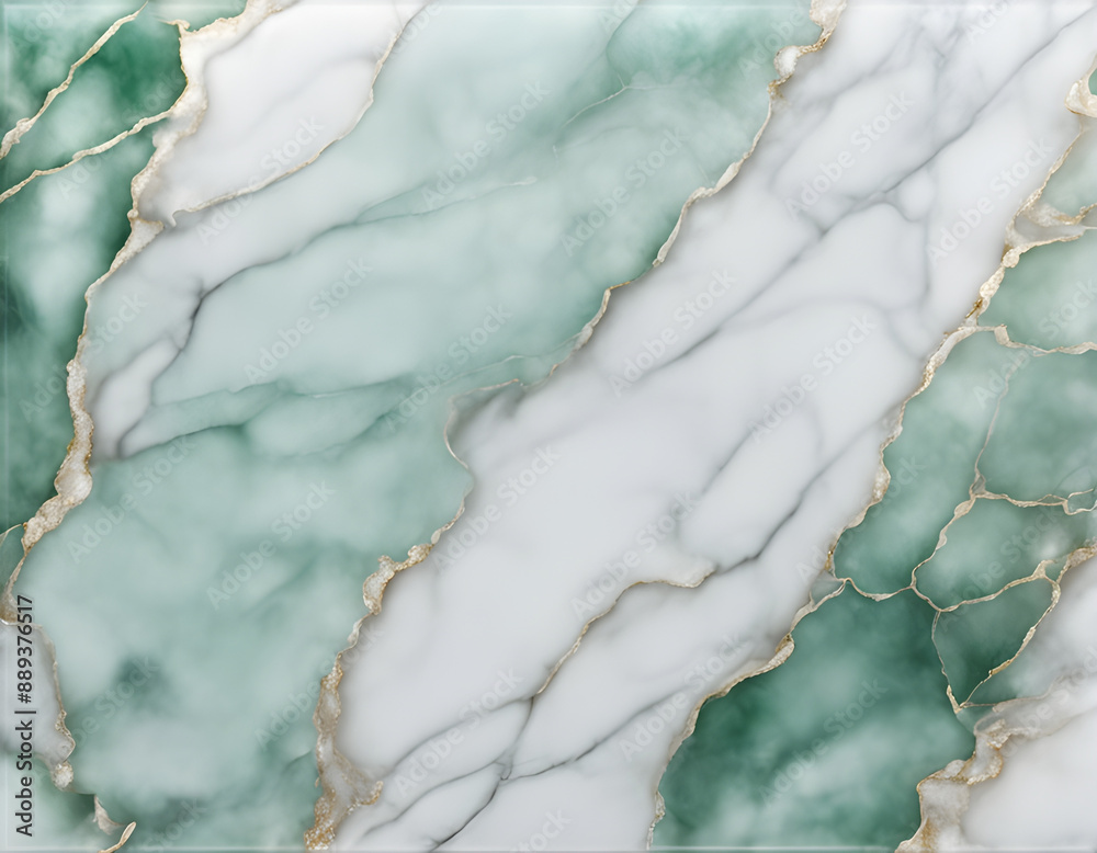 Naklejka premium Transparent white cracked jade cut marble background