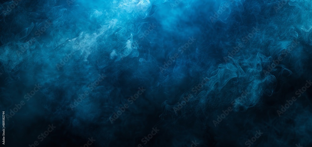Clouds, smog, and mist moves across black background. Beautiful swirls of gray smoke. Wide angle horizontal wallpaper. Clouds, smog, and mist moves across black background. Beautiful swirls of gray smoke. Wide angle horizontal wallpaper.