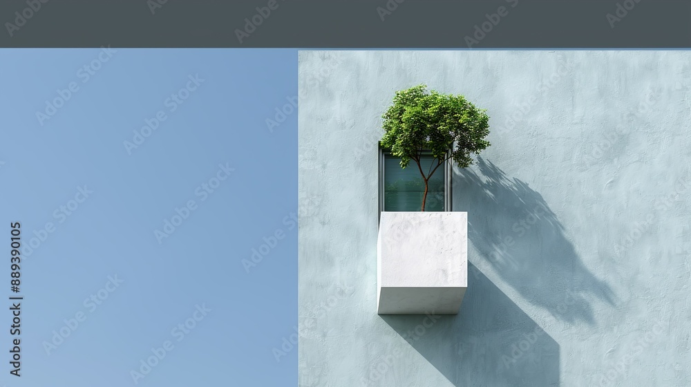 Fototapeta premium Highlight green building materials and their benefits in modern architecture on Micro Stock platforms. Height Resolution Photo, , Minimalism,
