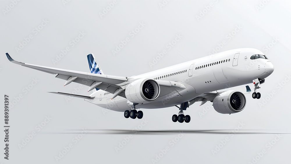 Fototapeta premium Landing Airplane