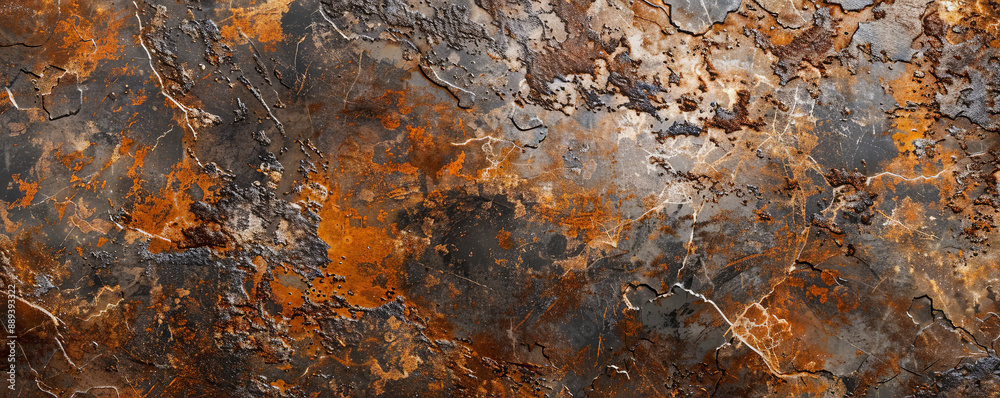 A detailed background featuring a blend of rusted metal and cracked marble textures, creating an aged and weathered appearance. The rusty hues contrast with the cool marble tones, evoking a sense of A detailed background featuring a blend of rusted metal and cracked marble textures, creating an aged and weathered appearance. The rusty hues contrast with the cool marble tones, evoking a sense of