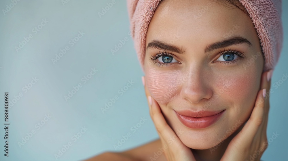 Woman applying serum, skincare routine, realistic Woman applying serum, skincare routine, realistic