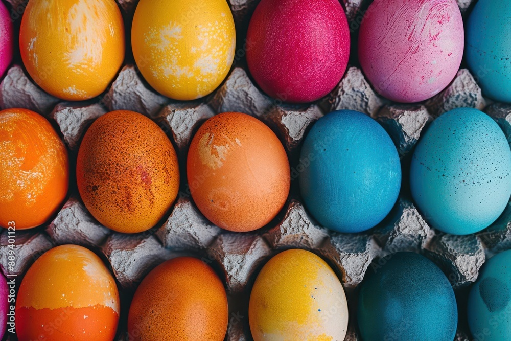 Hand-dyed eggs with vibrant colors, cultural celebration, traditional practices Hand-dyed eggs with vibrant colors, cultural celebration, traditional practices