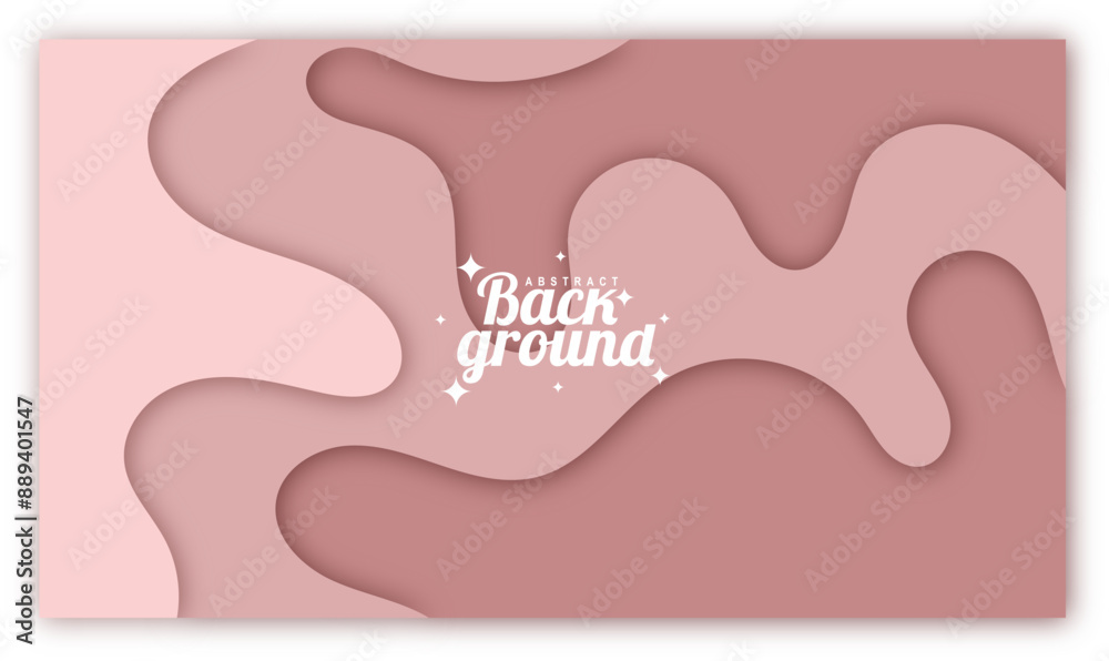 Abstract paper cut shape wave background Abstract paper cut shape wave background