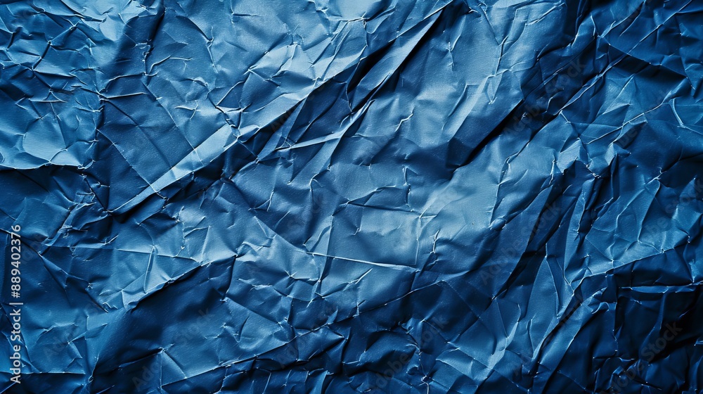 An abstract background with phantom blue hues and a crumpled paper texture. An abstract background with phantom blue hues and a crumpled paper texture.