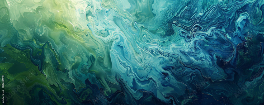 A textured abstract background painted on a wall with swirling shades of blue and green, creating a calming yet dynamic visual effect. A textured abstract background painted on a wall with swirling shades of blue and green, creating a calming yet dynamic visual effect.