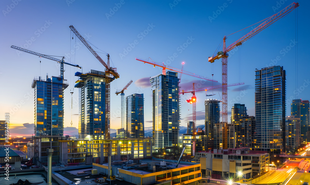 Fototapeta premium engineering and construction concept.