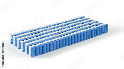Box spring mattress studio photo