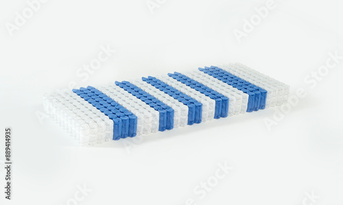 Box spring mattress studio photo