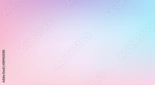 Blurred pastel gradient background with soft light blue and pink colors, vector illustration