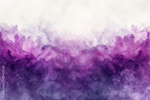 Minimalist Watercolor Purple and White Background