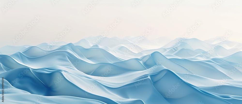 The image is of a vast ocean with a blue and white color scheme The image is of a vast ocean with a blue and white color scheme
