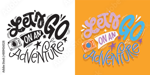 Cute hand drawn doodle lettering quote. Lettering for t-shirt design, mug print, bag print, clothes fashion. 100% hand drawn vector image.