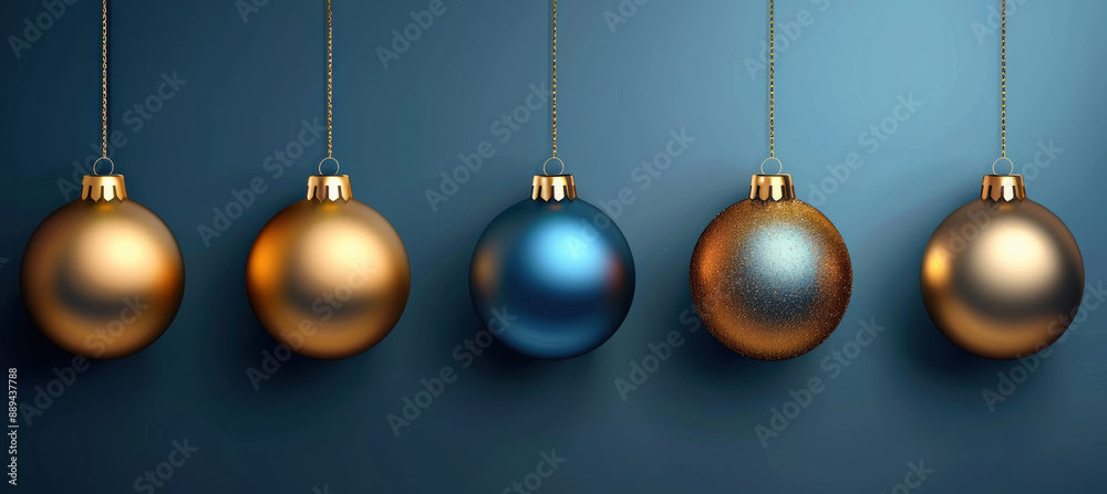 Elegant Navy Blue and Gold Christmas Design Elegant Navy Blue and Gold Christmas Design