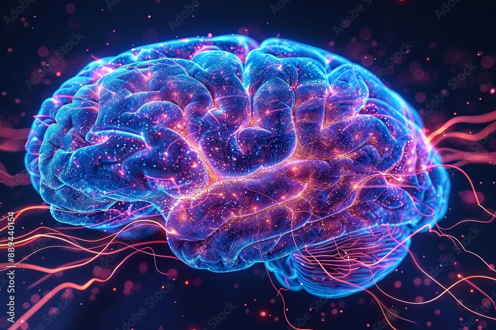MRI scan of a brain flat minimal background bright studio lighting highlighting the detailed medical imagery MRI scan of a brain flat minimal background bright studio lighting highlighting the detailed medical imagery
