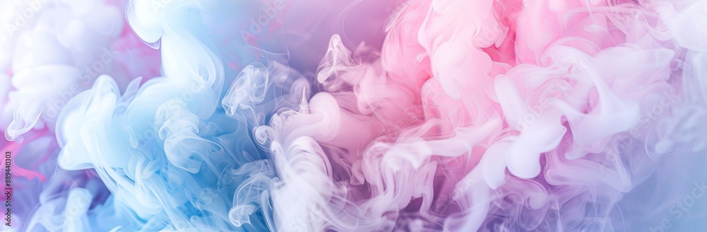 Watercolor clouds ombre background wallpaper banner in pink, purple, and blue Watercolor clouds ombre background wallpaper banner in pink, purple, and blue
