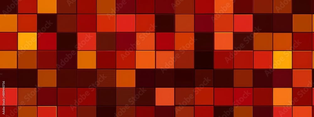 The seamless wallpaper pattern features nostalgic warm rust, orange, brown, and yellow tones, from the 70s. The seamless wallpaper pattern features nostalgic warm rust, orange, brown, and yellow tones, from the 70s.