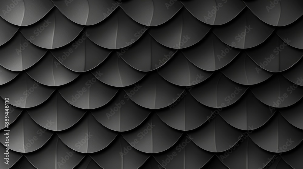 3D Render for a futuristic background containing a Fish Scale Block structure. The wall texture has a 3D tile pattern on it. 3D Render for a futuristic background containing a Fish Scale Block structure. The wall texture has a 3D tile pattern on it.