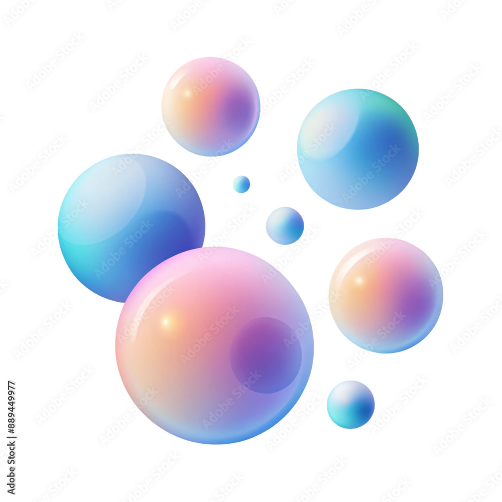 Abstract blue bubbles Abstract blue bubbles