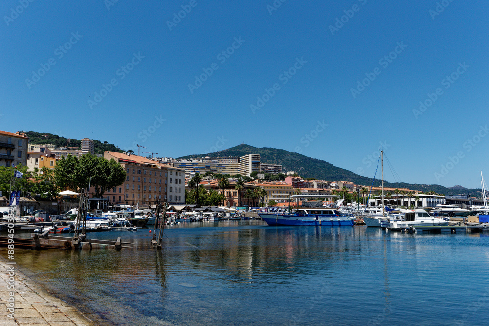 Fototapeta premium Korsika - Ajaccio - Hafen
