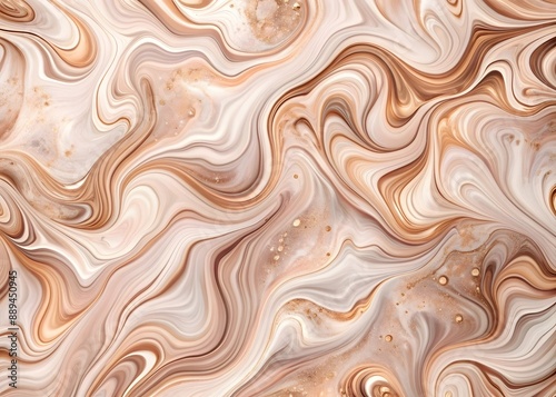 Abstract Marble Texture, orange, and Gold Colors - Luxurious Background Design Element