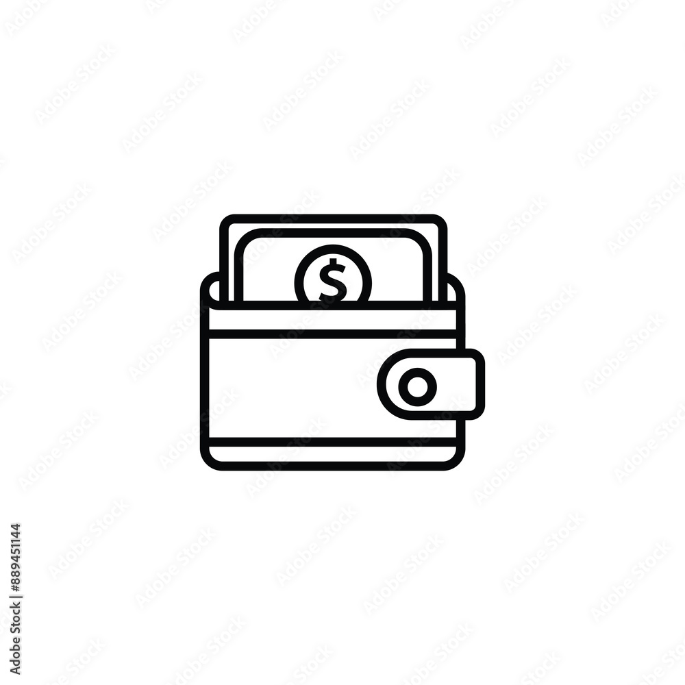 Wallet Icon Design Wallet Icon Design