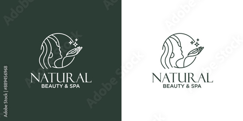 women beauty logo design inspiration for salon spa skin care and product beauty