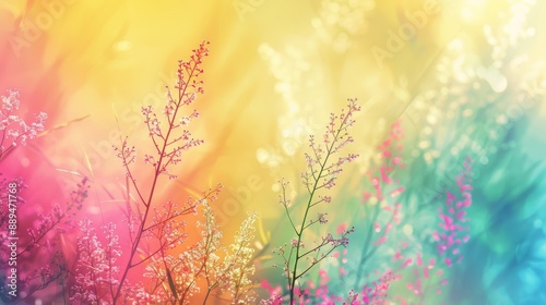 spring soft CMYK design background