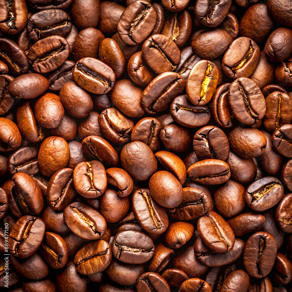 Fototapeta premium Background for decoration with coffee beans