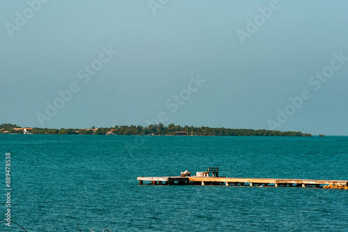 Sucre, Sincelejo, Colombia. June 6, 2010: Gulf of Morrosquillo, San Bernardo Archipelago photo