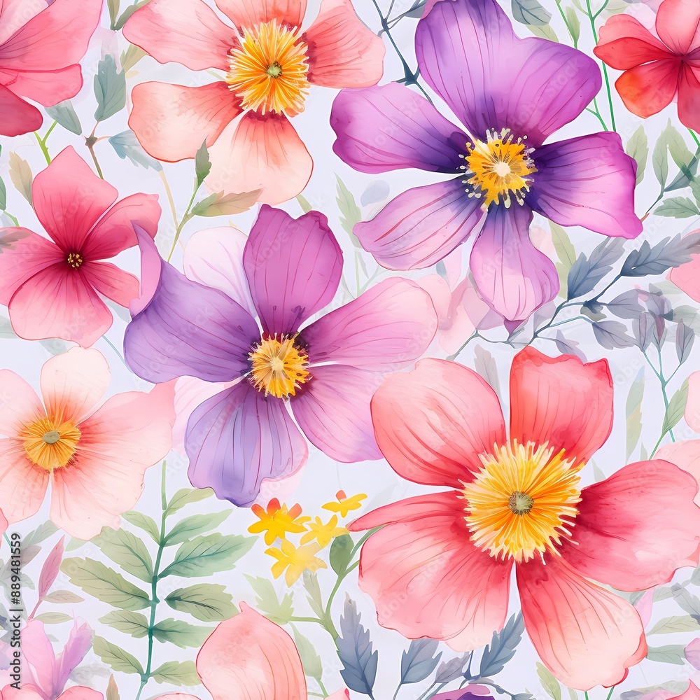 A detailed, elegant floral pattern for textile or wallpaper design, perfect for stylish home decor. A detailed, elegant floral pattern for textile or wallpaper design, perfect for stylish home decor.
