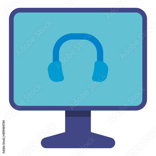 online customer service flat illustration