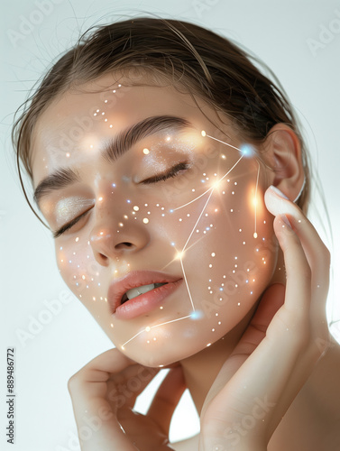 Youthful Skin with Enhanced Elasticity and Wrinkle Reduction via Collagen Hologram
