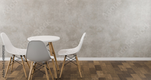 white chair in a room