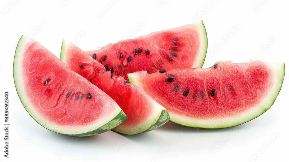 Watermelon on a white background Watermelon on a white background