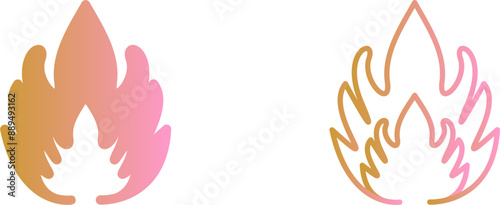 Flammable Material Vector Icon