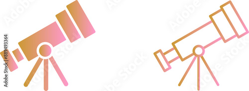 Telescope Vector Icon