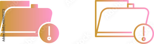 Vulnerable Folder Vector Icon