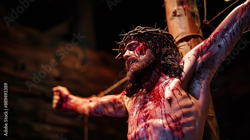 The crucifiction of Christ