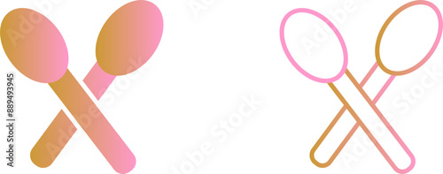 Spoons Vector Icon