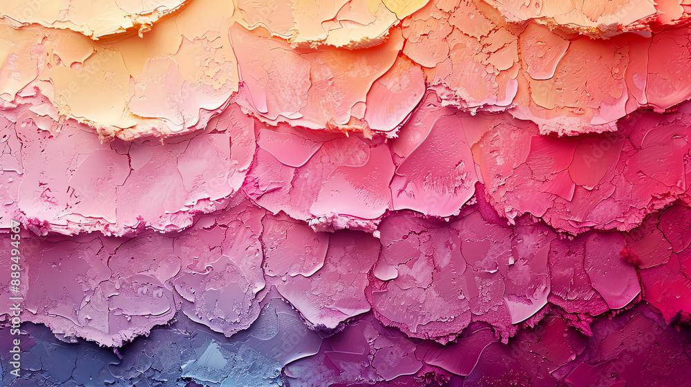 Textured abstract art with vibrant colors transitioning from warm to cool tones, creating a visually appealing layered effect. Textured abstract art with vibrant colors transitioning from warm to cool tones, creating a visually appealing layered effect.