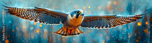 Panoramic view of a bustling cityscape at dusk