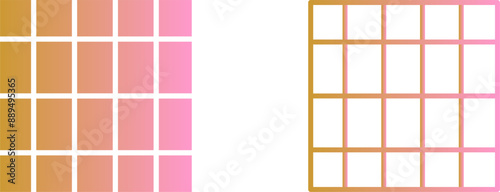 Table of Rates Vector Icon