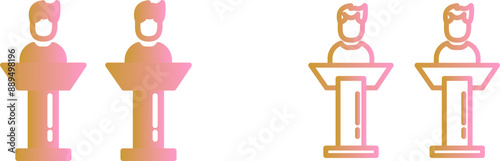 Debate Vector Icon